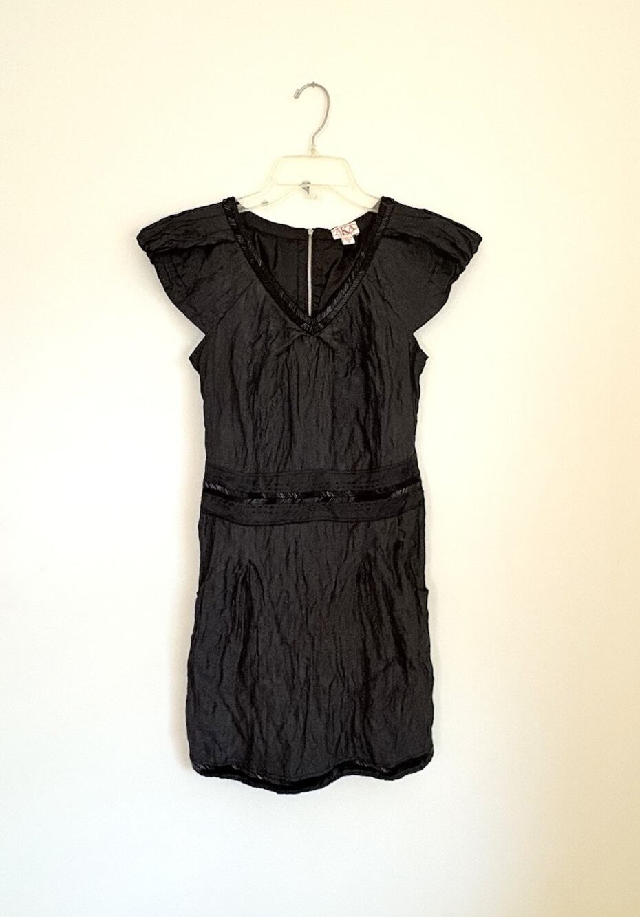 AKA New York Dress Women’s Size S Deco Beaded Silk Blend NWT $298 Retail